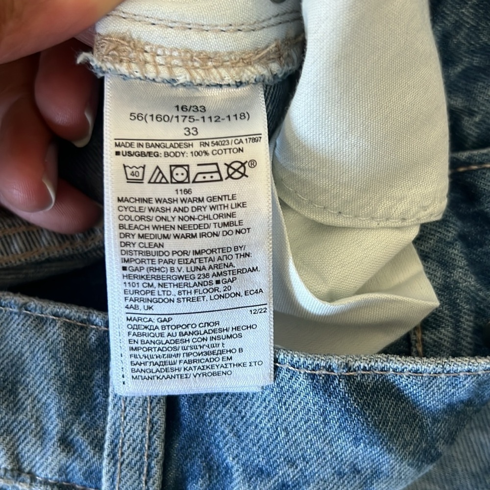 Gap Factory Denim Washwell Mini Skirt Light Wash - Picture 6 of 11